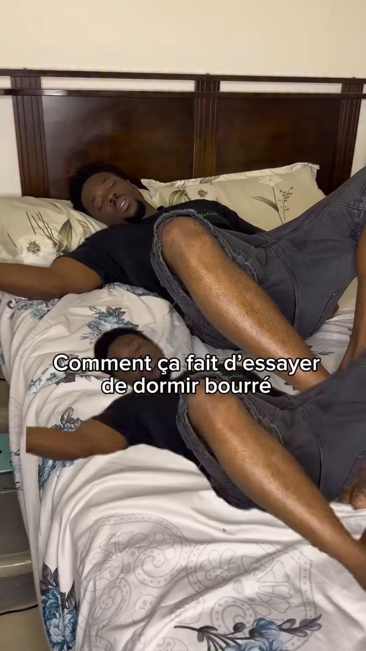 Dormir soulé , tu as l'impression que le sol tourne